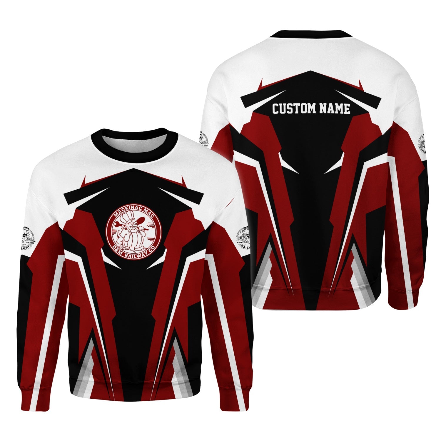 Railspirit Personalized Detroit & Mackinac Railroad Sweatshirt Strong Line Style Train Unisex Shirt All Over Print