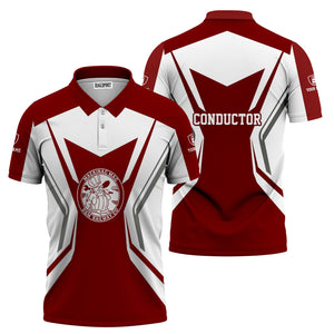 Railspirit Personalized Detroit & Mackinac Railroad Polo Shirt Unique Style with Custom Job Train Shirt