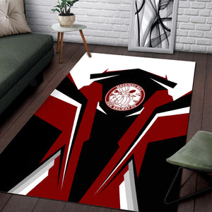 Railspirit Personalized Detroit & Mackinac Railroad Area Rug Strong Line Style Train Area Rug Gift Idea For Train Lover