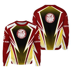 Railspirit Personalized Detroit & Mackinac Railroad Sweatshirt Lightning Graphic Style Shirt Gift Idea For Train Lover