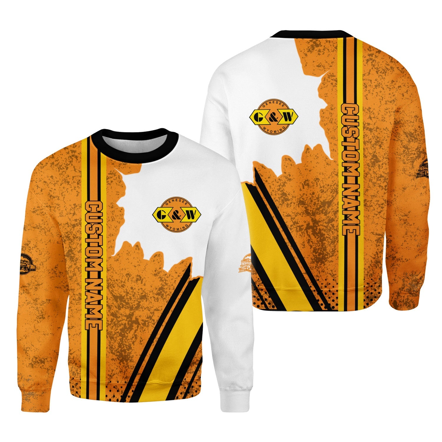 Railspirit Personalized Genesee & Wyoming Inc. Railroad Sweatshirt All Over Printed Unisex Shirt