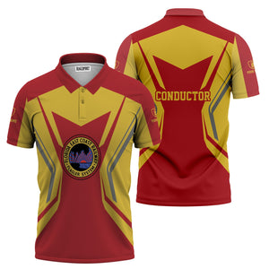 Railspirit Personalized Florida East Coast Railway Polo Shirt Unique Style with Custom Job Train Shirt