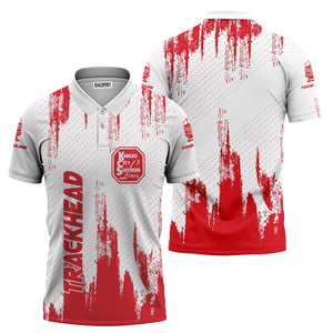 Railspirit Personalized Kansas City Southern Polo Shirt Paint Impact Design Train Shirt for Trackhead