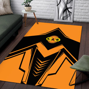 Railspirit Genesee & Wyoming Inc. Railroad Area Rug Railway Trainspotter Style Rug Gift Idea For Foamers