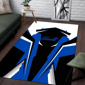 Railspirit Personalized Conrail Railroad Area Rug Strong Line Style  Train Area Rug Gift Idea For Train Lover