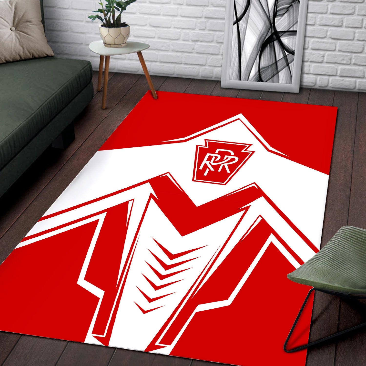 Railspirit Pennsylvania Railroad Area Rug Railway Trainspotter Style Rug Gift Idea For Foamers