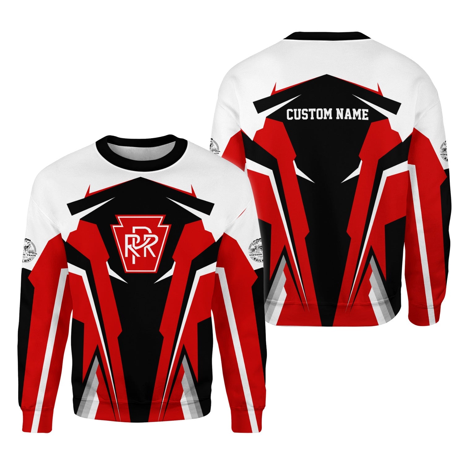 Railspirit Personalized Pennsylvania Railroad Sweatshirt Strong Line Style Train Unisex Shirt All Over Print