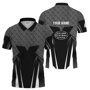 Railspirit Personalized New York Central Railroad Polo Shirt Rugged Steel Vibes Train Shirt All Over Print