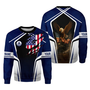 Railspirit Personalized Baltimore and Ohio Railroad Sweatshirt American Eagle Vintage Train B&O Shirt