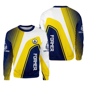 Railspirit Personalized Baltimore and Ohio Railroad Sweatshirt Vibrant Striking Style B&O Shirt For Rail Enthusiasts