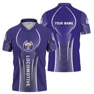 Railspirit Personalized Southern Pacific Railroad Polo Shirt Striking Line Style Train Shirt For Locomotive Lovers