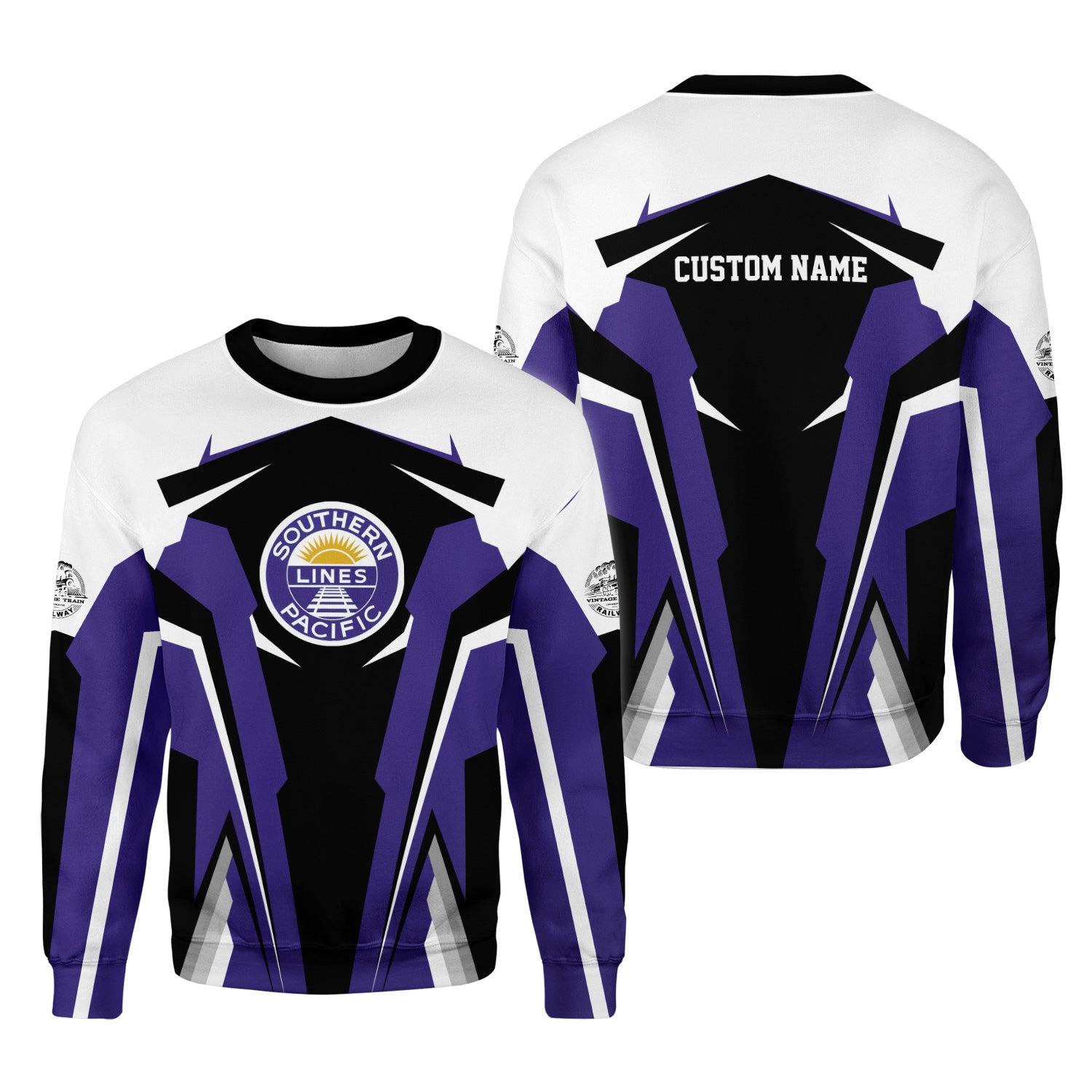 Railspirit Personalized Southern Pacific Railroad Sweatshirt Strong Line Style Train Unisex Shirt All Over Print