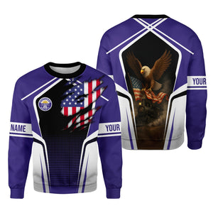 Railspirit Personalized Southern Pacific Railroad Sweatshirt American Eagle Vintage Train Shirt