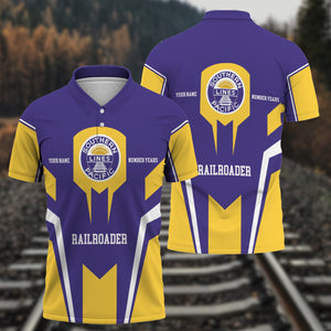 Railspirit Personalized Southern Pacific Railroad Polo Shirt Custom Year Railroader Shirt Gift Idea For Train Lover
