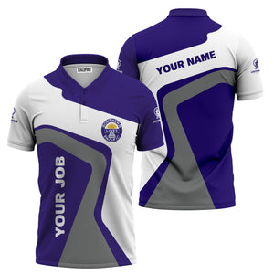 Railspirit Personalized Southern Pacific Railroad Polo Shirt Unique Design with Custom Job Position Train Shirt