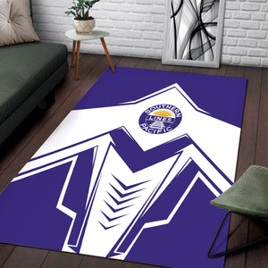 Railspirit Southern Pacific Railroad Area Rug Railway Trainspotter Style Rug Gift Idea For Foamers