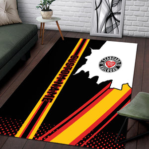 Railspirit Personalized Seaboard Air Line Railroad Area Rug Vintage All Over Printed Rug