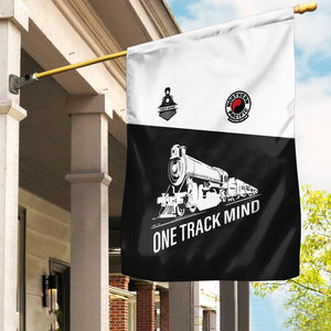 Railspirit Personalized Northern Pacific Railway Garden Flag One Track Mind Flag Gift Idea For Train Lover