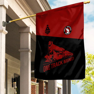 Railspirit Personalized Great Northern Railway Garden Flag One Track Mind GNR Flag Gift Idea For Train Lover