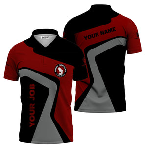 Railspirit Personalized Great Northern Railway Polo Shirt Unique Design with Custom Job Position GNR Train Shirt