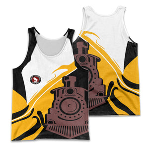 Railspirit Personalized Great Northern Railway Men Tank Top Flame-Inspired Style GNR Shirt Gift Idea For Train Lovers