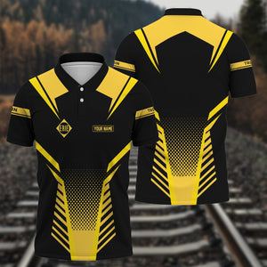 Railspirit Personalized Erie Railroad Polo Shirt Unisex Train Shirt All Over Print