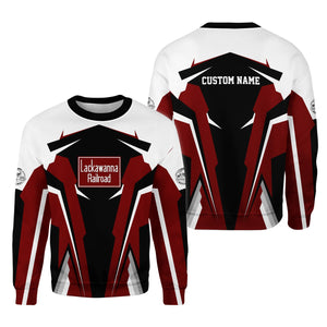 Railspirit Personalized Delaware, Lackawanna and Western Railroad Sweatshirt DL&W Strong Line Style Train Unisex Shirt All Over Print