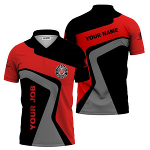 Railspirit Personalized Seaboard Air Line Railroad Polo Shirt Unique Design with Custom Job Position Train Shirt