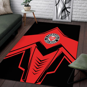 Railspirit Seaboard Air Line Railroad Area Rug Railway Trainspotter Style Rug Gift Idea For Foamers