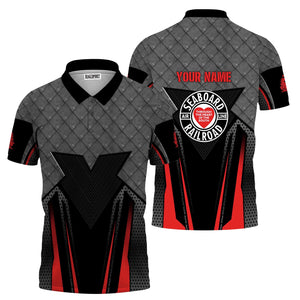 Railspirit Personalized Seaboard Air Line Railroad Polo Shirt Rugged Steel Vibes Train Shirt All Over Print