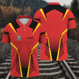 Railspirit Personalized Seaboard Air Line Railroad Polo Shirt Unisex Train Shirt All Over Print