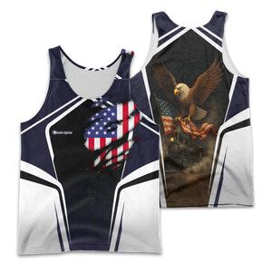 Railspirit Personalized Chessie System Railroad Men Tank Top American Eagle Vintage Train Shirt