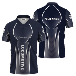 Railspirit Personalized Chessie System Railroad Polo Shirt Striking Line Style Train Shirt For Locomotive Lovers