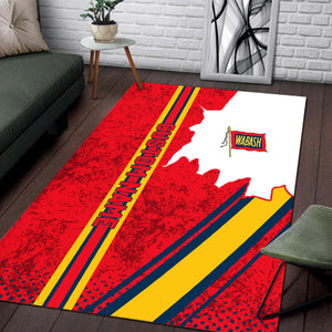 Railspirit Personalized Wabash Railroad Area Rug Vintage All Over Printed Rug