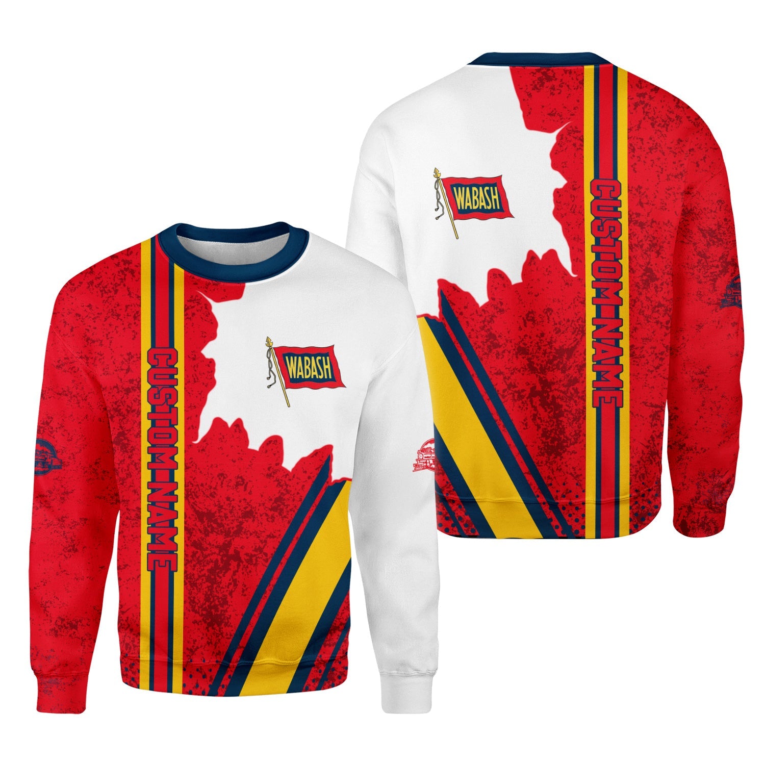 Railspirit Personalized Wabash Railroad Sweatshirt All Over Printed Unisex Shirt