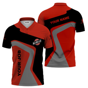 Railspirit Personalized Chicago and North Western Railway Polo Shirt Unique Design with Custom Job Position Train Shirt
