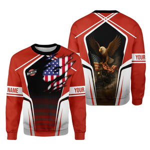 Railspirit Personalized Chicago and North Western Railway Sweatshirt American Eagle Vintage Train Shirt