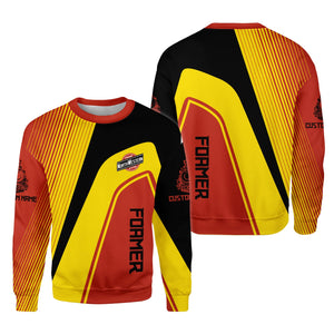 Railspirit Personalized Chicago and North Western Railway Sweatshirt Vibrant Striking Style Shirt For Rail Enthusiasts