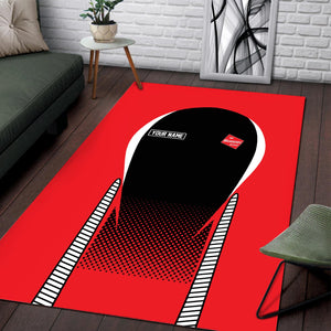 Railspirit Personalized Chicago, Milwaukee, St. Paul and Pacific Railroad Area Rug Milwaukee Road All Over Printed Rug