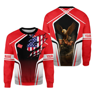 Railspirit Personalized Chicago, Milwaukee, St. Paul and Pacific Railroad Sweatshirt American Eagle Vintage Train Milwaukee Road Shirt