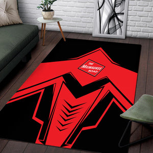 Railspirit Chicago, Milwaukee, St. Paul and Pacific Railroad Area Rug Railway Trainspotter Style Milwaukee Road Rug Gift Idea For Foamers