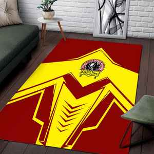 Railspirit Denver and Rio Grande Western Railroad Area Rug Railway Trainspotter Style Rug Gift Idea For Foamers