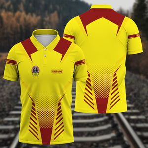 Railspirit Personalized Denver and Rio Grande Western Railroad Polo Shirt Unisex Train Shirt All Over Print