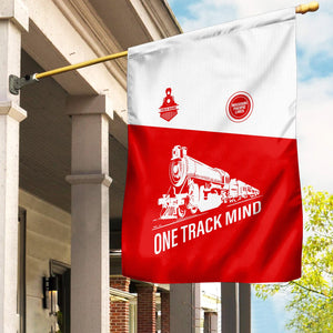 Railspirit Personalized Missouri Pacific Railroad Garden Flag One Track Mind Flag Gift Idea For Train Lover