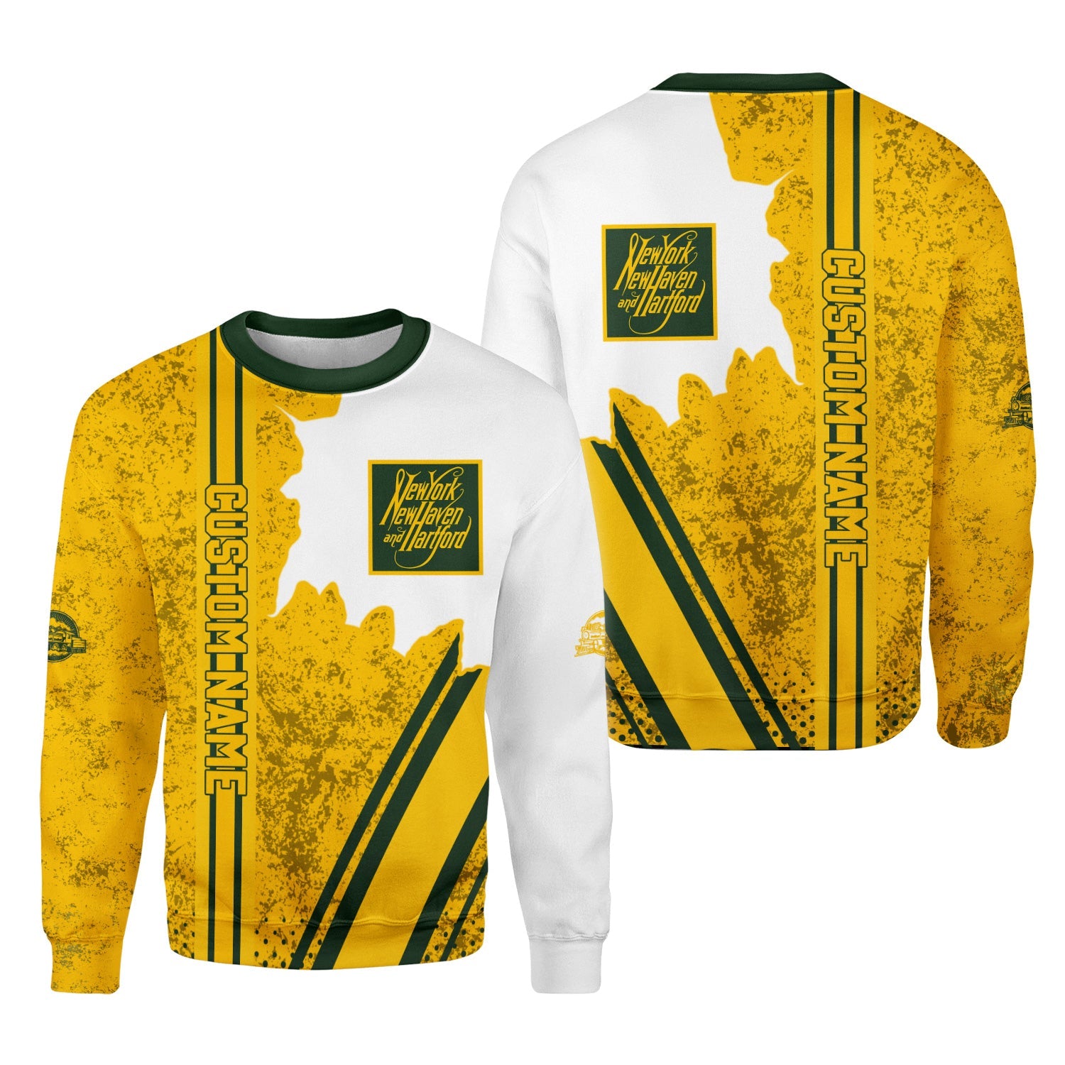 Railspirit Personalized New York, New Haven and Hartford Railroad Sweatshirt New Haven Railroad All Over Printed Unisex Shirt