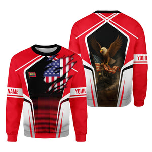 Railspirit Personalized Wabash Railroad Sweatshirt American Eagle Vintage Train Shirt