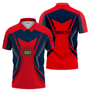 Railspirit Personalized Wabash Railroad Polo Shirt Unique Style with Custom Job Train Shirt