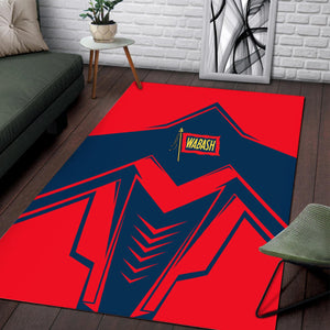 Railspirit Wabash Railroad Area Rug Railway Trainspotter Style Rug Gift Idea For Foamers