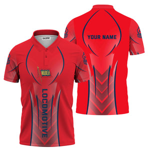 Railspirit Personalized Wabash Railroad Polo Shirt Striking Line Style Train Shirt For Locomotive Lovers