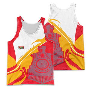 Railspirit Personalized Wabash Railroad Men Tank Top Flame-Inspired Style Shirt Gift Idea For Train Lovers